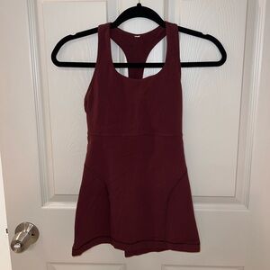 lululemon Maroon Compression Tank